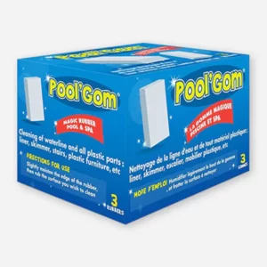 Image of the Pool Gom pool cleaning product.