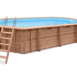 Image of a Bali Octagonal Swimming Pool 6.4m x 4.2m.