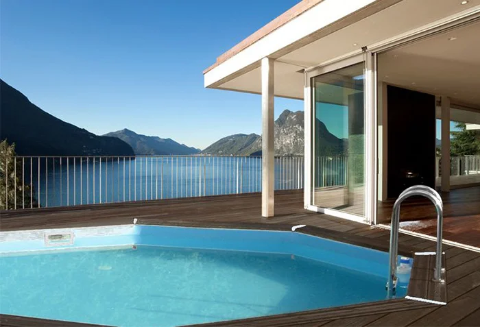 Image of the Bali Octagonal Pool in-situ.