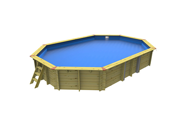 Image of the Plastica Eco Stretched Pool without Braces for In-Ground Installation.