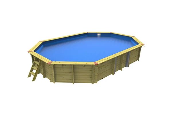 Image of the Plastica Eco Stretched Pool with Braces for Above-Ground Installation..