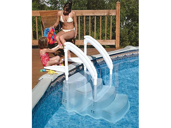 Image of a budget retrofit pool step.