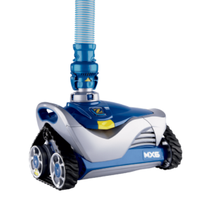 A product picture of the MX6 zodiac swimming pool cleaner.
