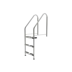 Plastica 1.7 inch (43mm) Stainless Steel Ladder –3 Tread Peg Type Ladder