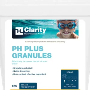 A product box of clarity ph plus granules.