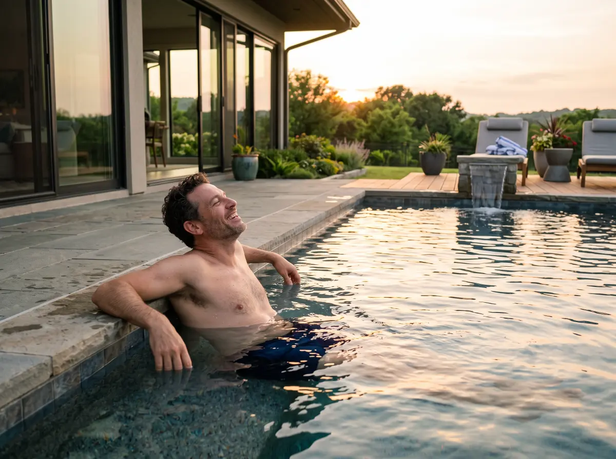 A person in a swimming Pool